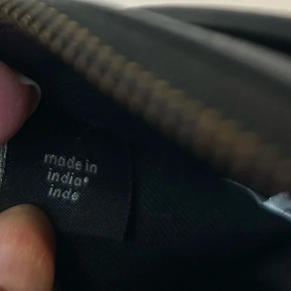 Coach Black Leather Zip Card Case Wallet - Picture 10 of 12